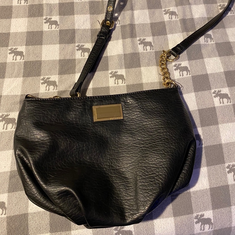 Juicy couture leather crossbody, blue interior